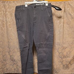 Classic Men's Charcoal Cargo Pants — Durable Utility Style